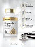 Doctor's Way Magnesium Oxide 500mg caplets with measuring spoon