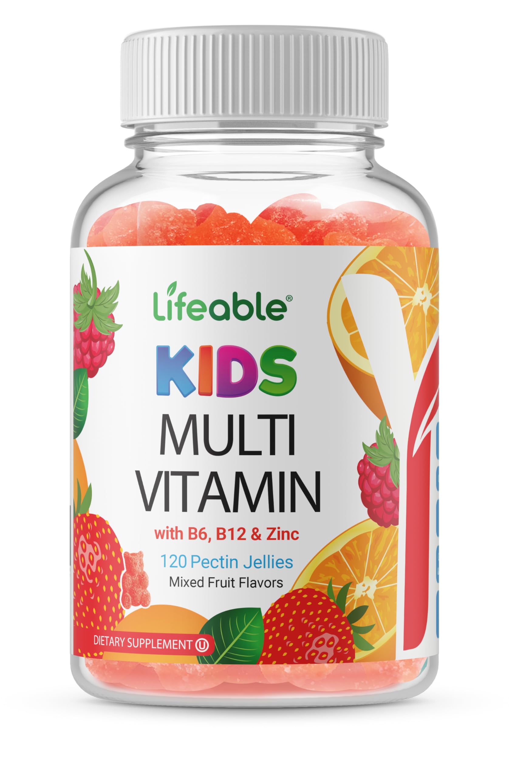 Doctors Orders Multivitamin Gummies front view with fruit flavours