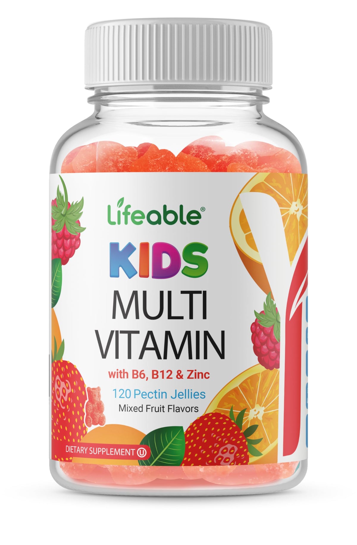 Doctors Orders Multivitamin Gummies front view with fruit flavours