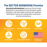 DOCTORS' PREFERRED GlucoGold with Berberine 1500mg back view