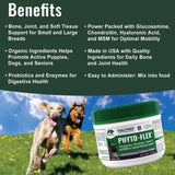 Dogzymes Chondroitin Supplement 454g with probiotics label