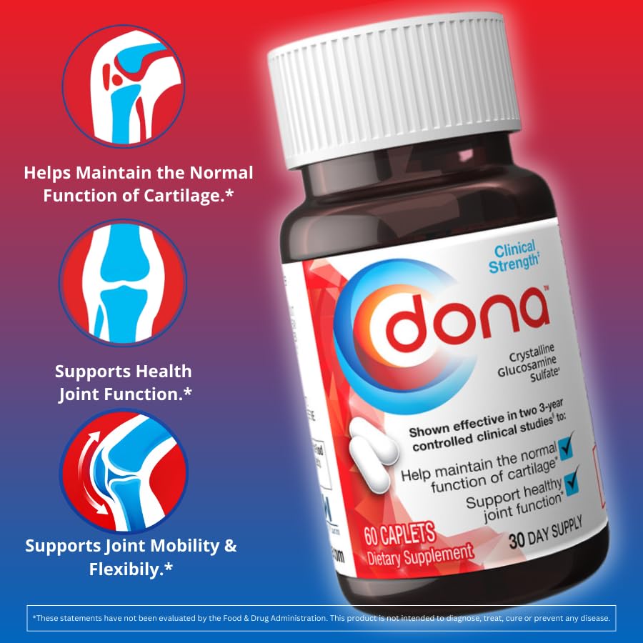 Dona Chondroitin Glucosamine Sulfate packaging side view