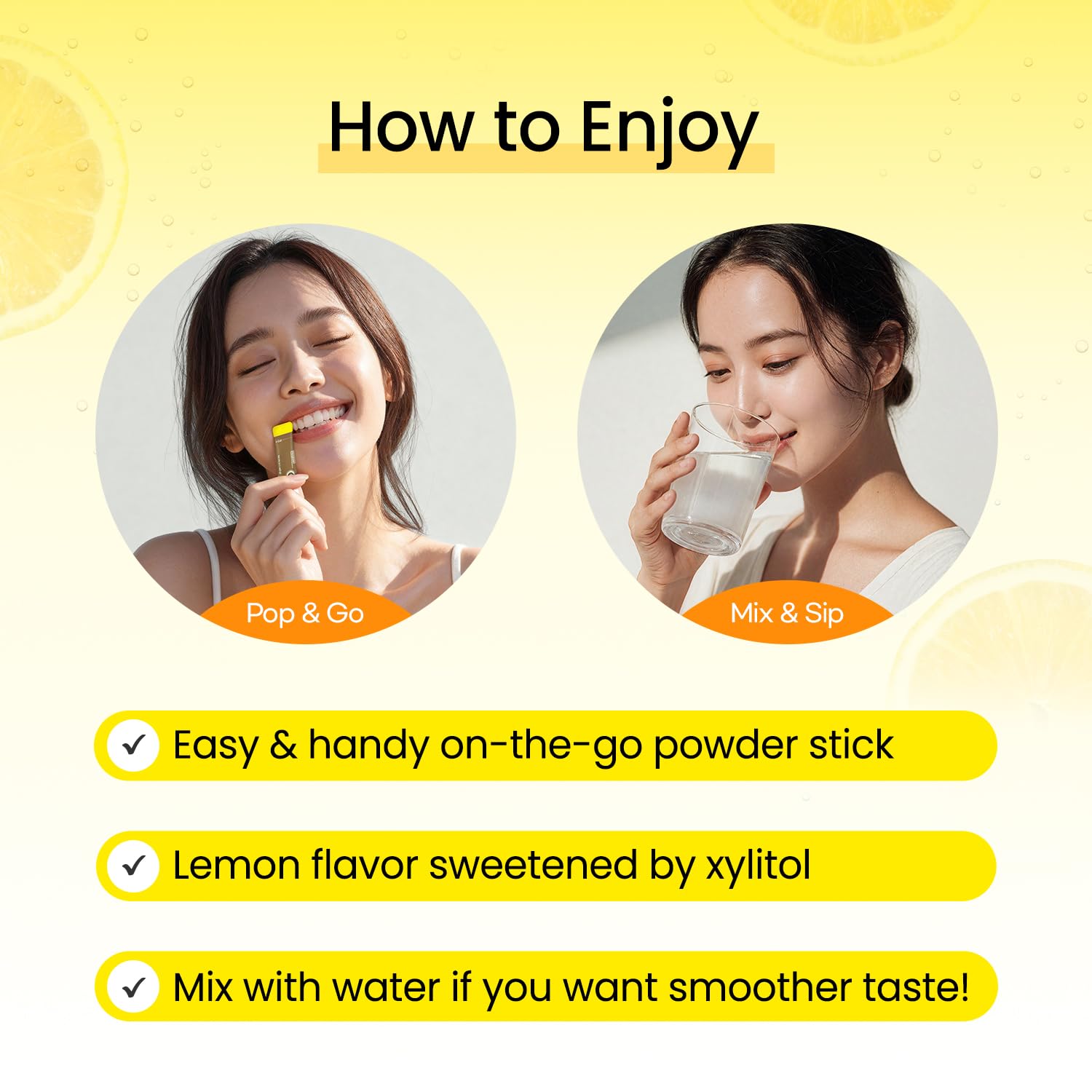 DONGKOOK Vitamin C 2000mg Power Packets lifestyle scene with outdoor setting