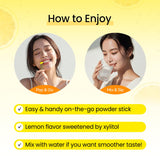 DONGKOOK Vitamin C 2000mg Power Packets lifestyle scene with outdoor setting