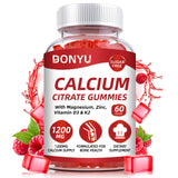 DONYU Calcium Citrate Gummies front view with packaging