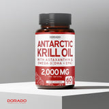 DORADO NUTRITION Antarctic Krill Oil Omega-3 supplement ingredients list