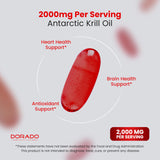DORADO NUTRITION Antarctic Krill Oil Omega-3 supplement softgel close-up