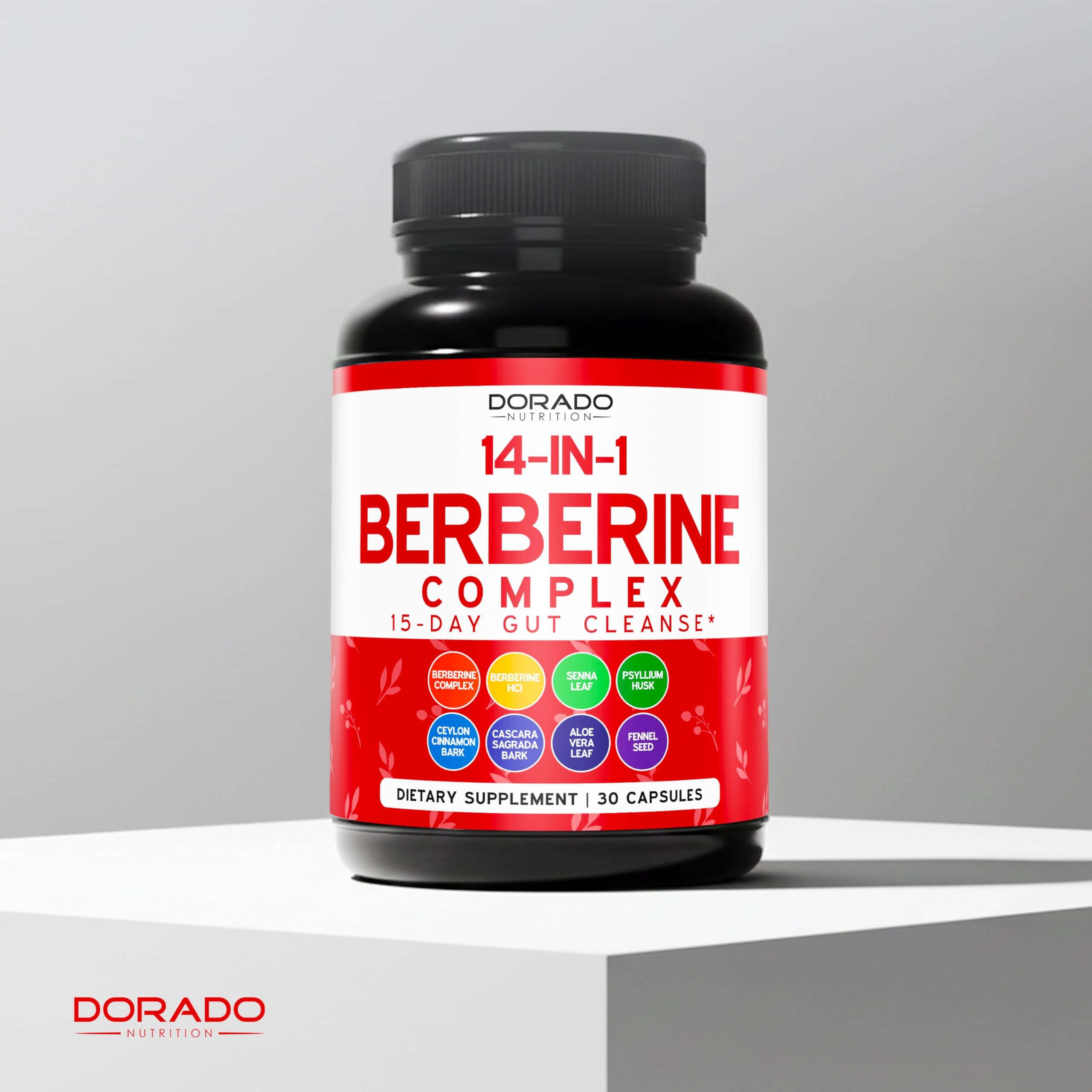 DORADO NUTRITION GLP-1 Berberine Capsules close-up of capsules