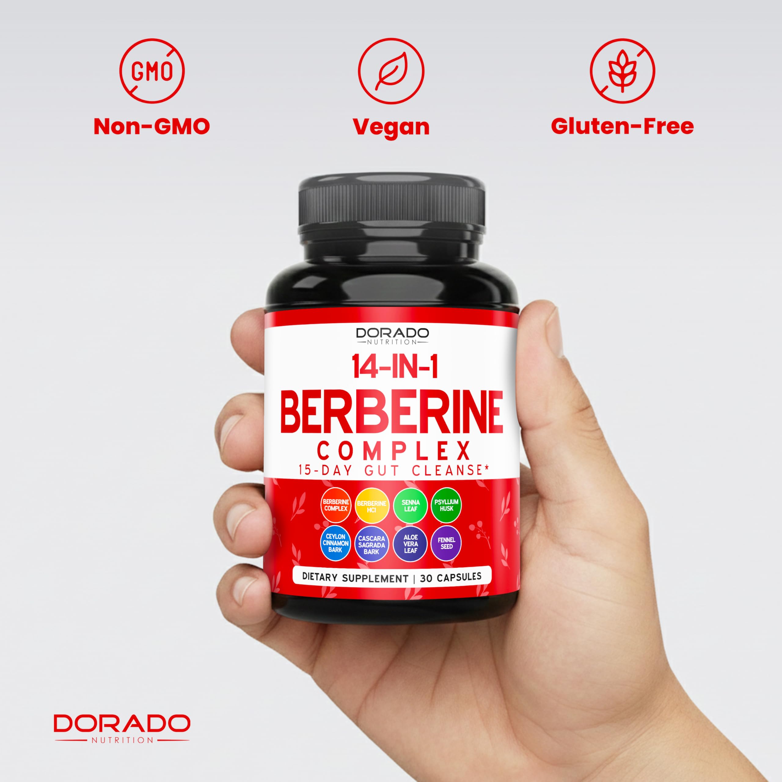 DORADO NUTRITION GLP-1 Berberine Capsules packaging details