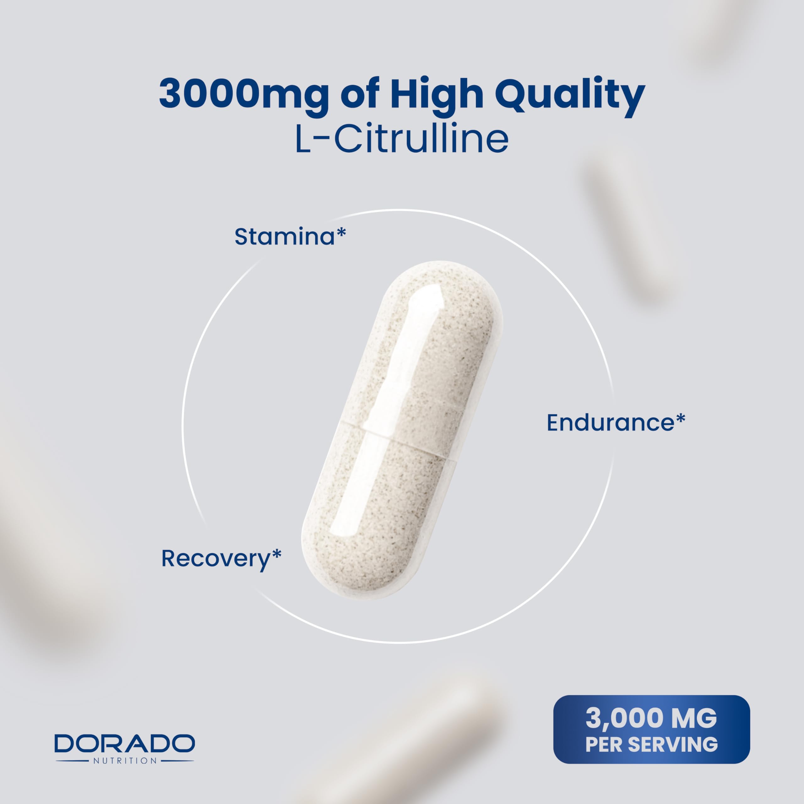 DORADO NUTRITION L-Citrulline Capsules nutritional information