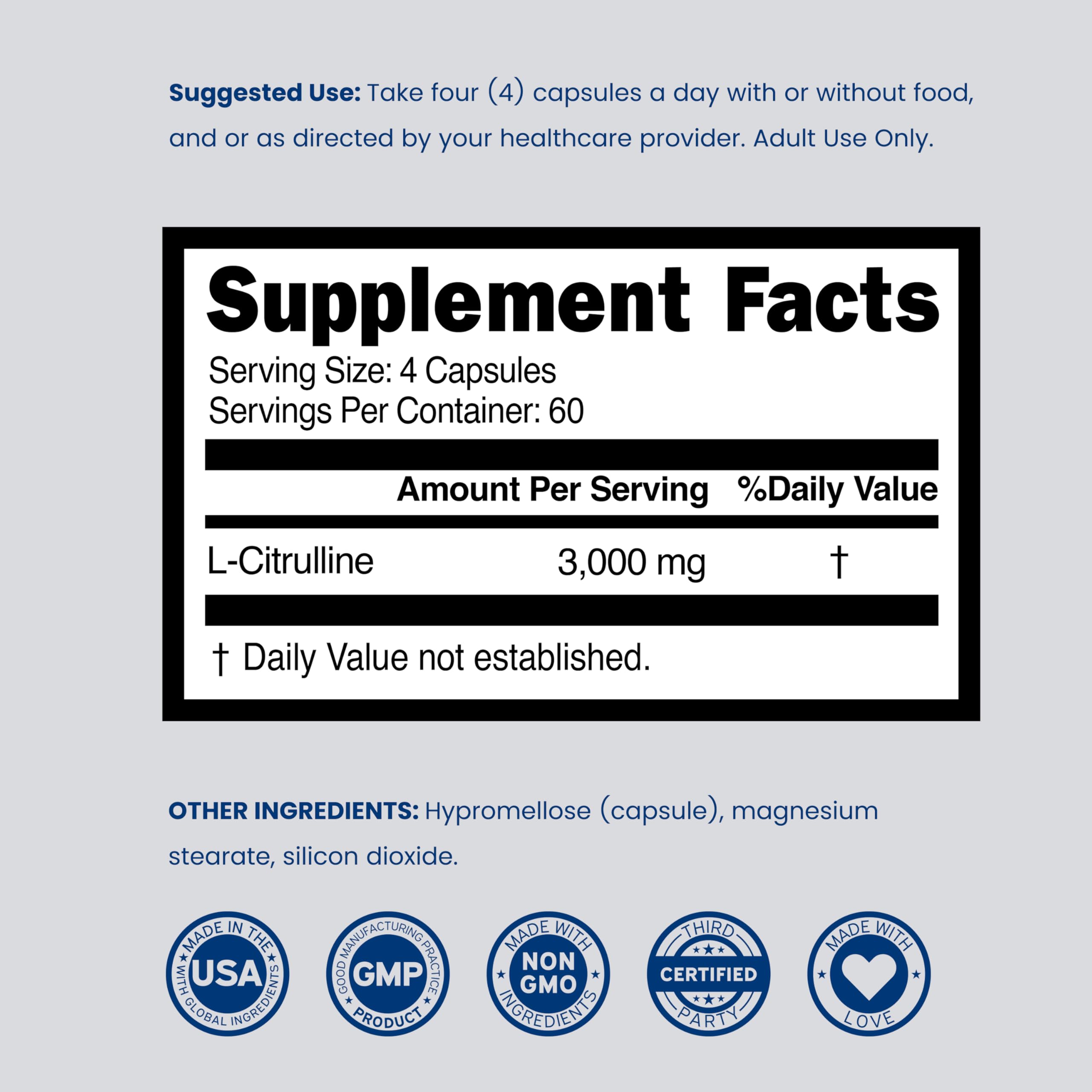 DORADO NUTRITION L-Citrulline Capsules with measuring spoon