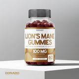 DORADO NUTRITION Lions Mane Mushroom Gummies in a bowl