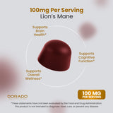 DORADO NUTRITION Lions Mane Mushroom Gummies packaging