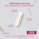 DORADO NUTRITION Myo-Inositol & D-Chiro Supplement nutritional information