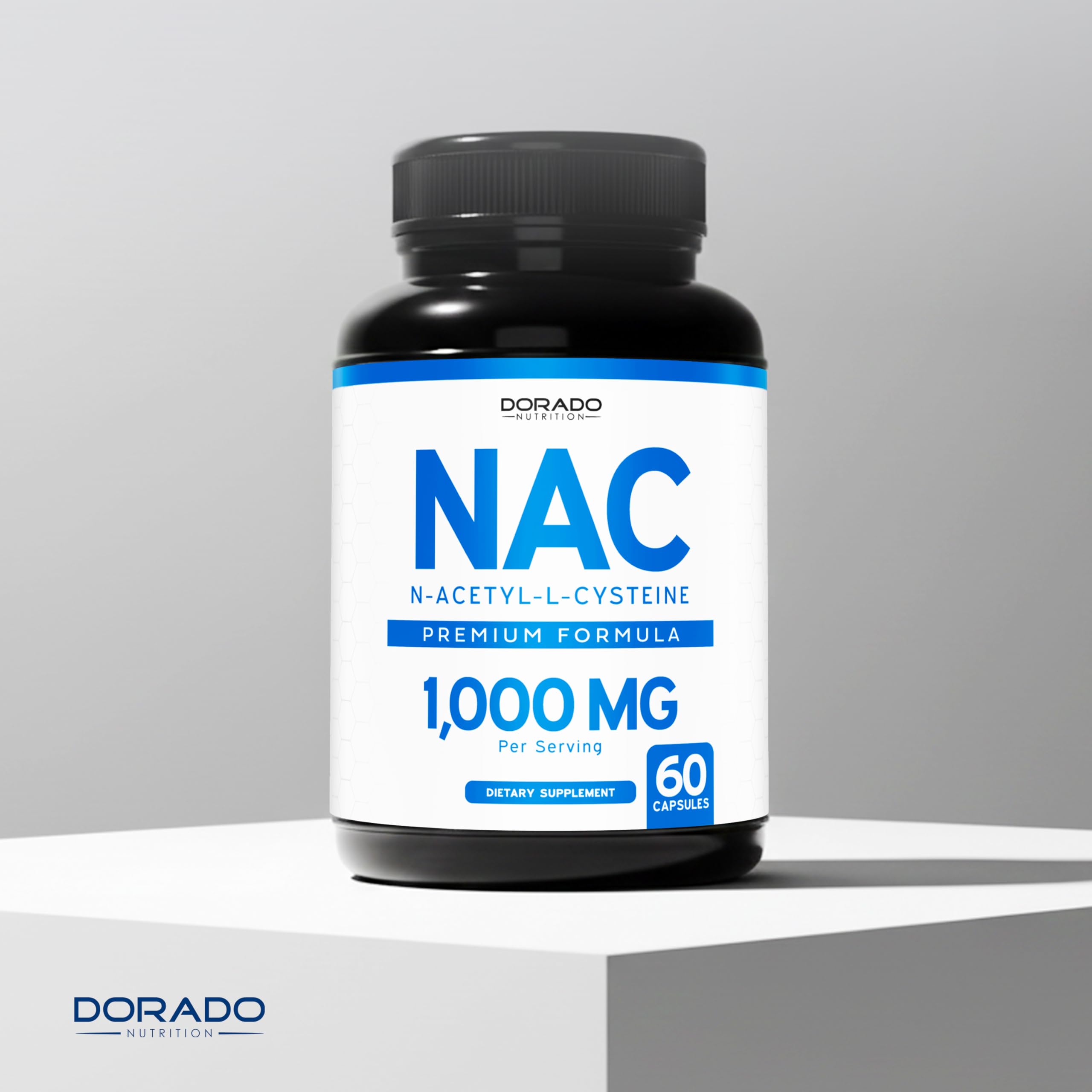 DORADO NUTRITION NAC Supplement 1000mg capsules close-up