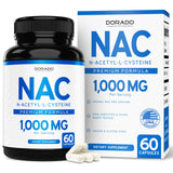 DORADO NUTRITION NAC Supplement 1000mg capsules front view