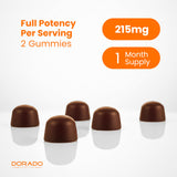 DORADO NUTRITION Pumpkin Seed Oil Gummies nutritional information label