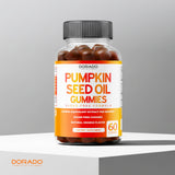 DORADO NUTRITION Pumpkin Seed Oil Gummies with fresh pumpkins
