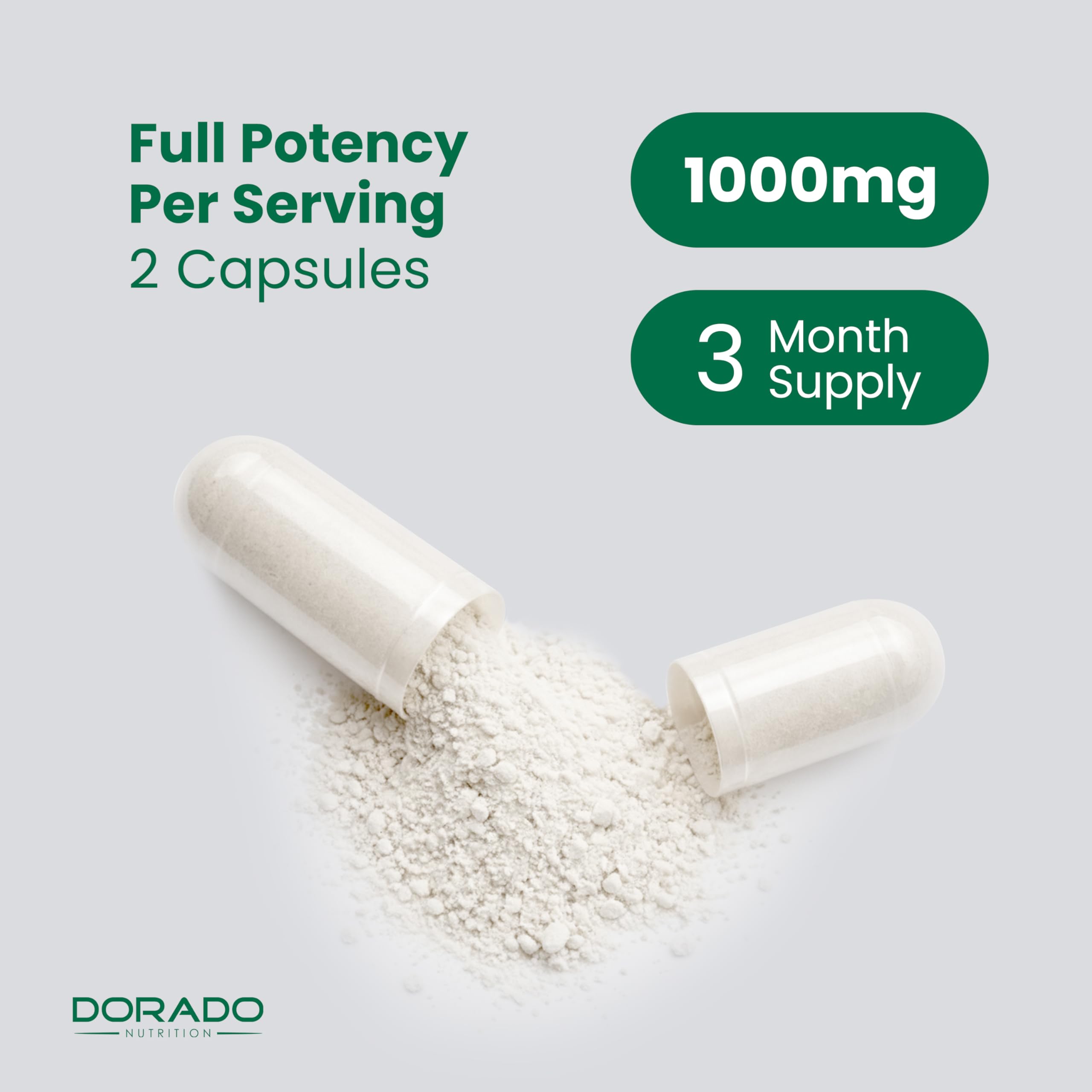 DORADO NUTRITION Shatavari Capsules in hand