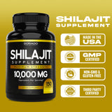 DORADO NUTRITION Shilajit Capsules 1000mg ingredients list