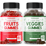 DORADO NUTRITION Sugar-Free Superfruits & Supergreens Gummies front view