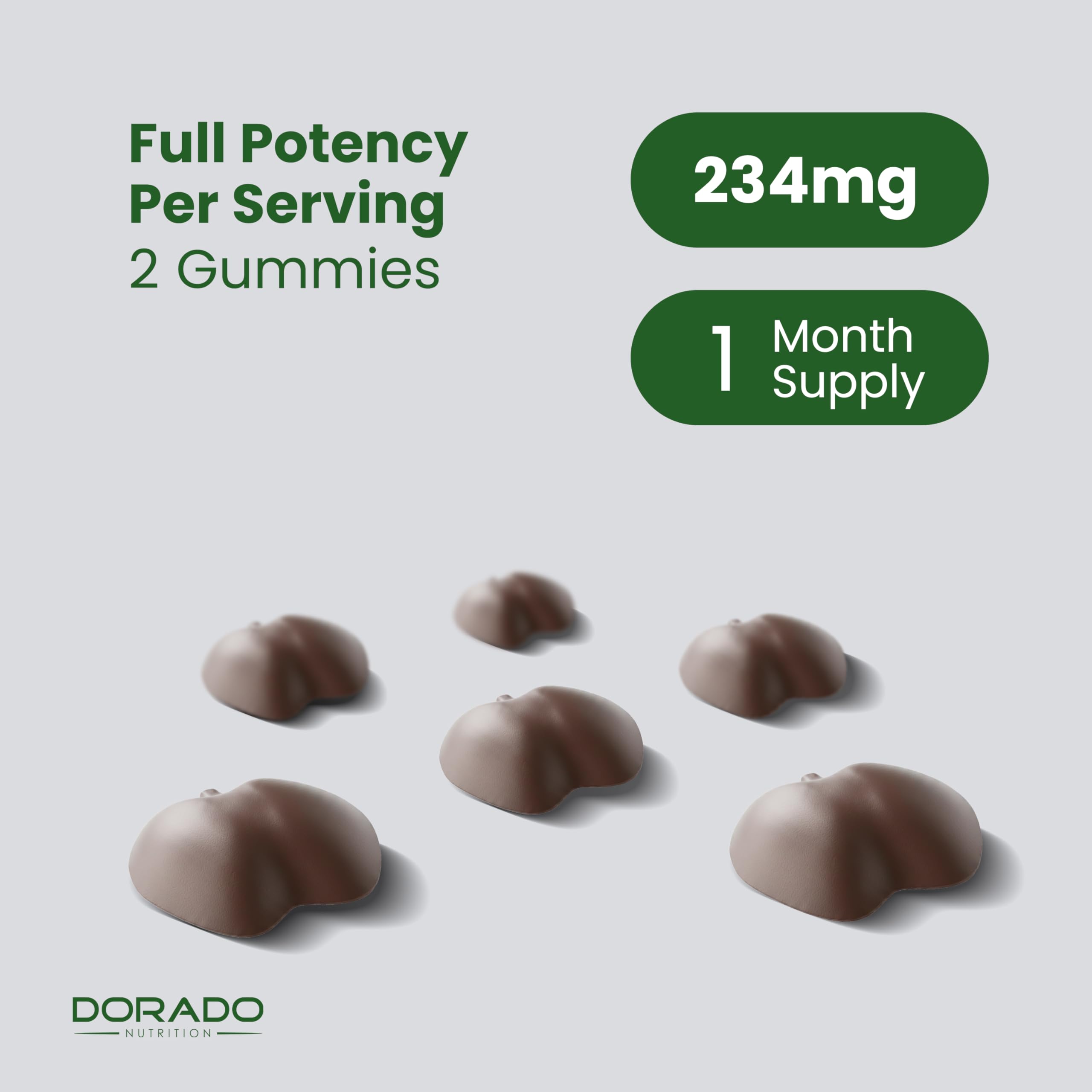 DORADO NUTRITION SuperGreens Gummies with fresh fruits