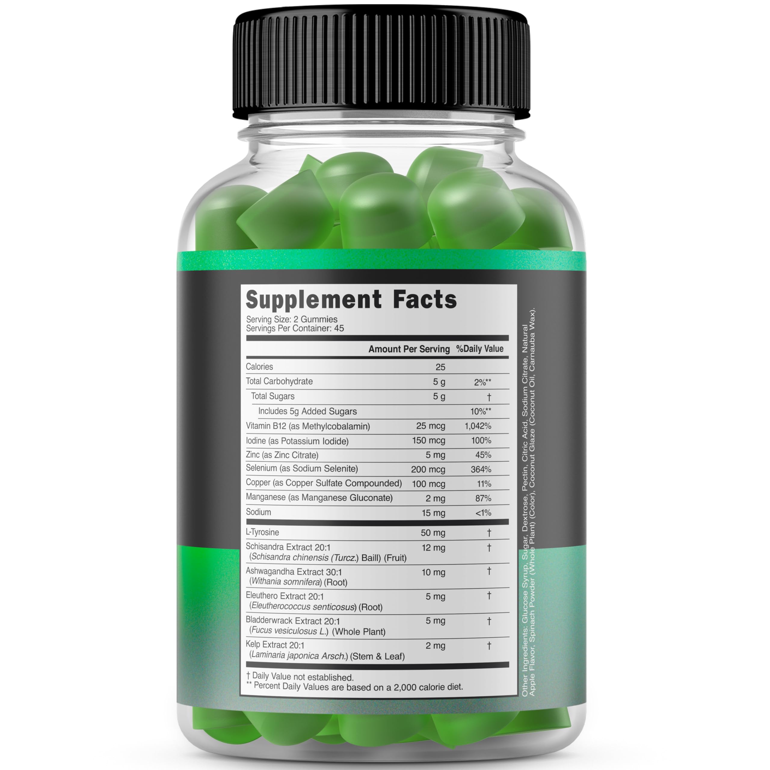 DORADO NUTRITION Thyroid Energy Gummies bottle with 45 servings