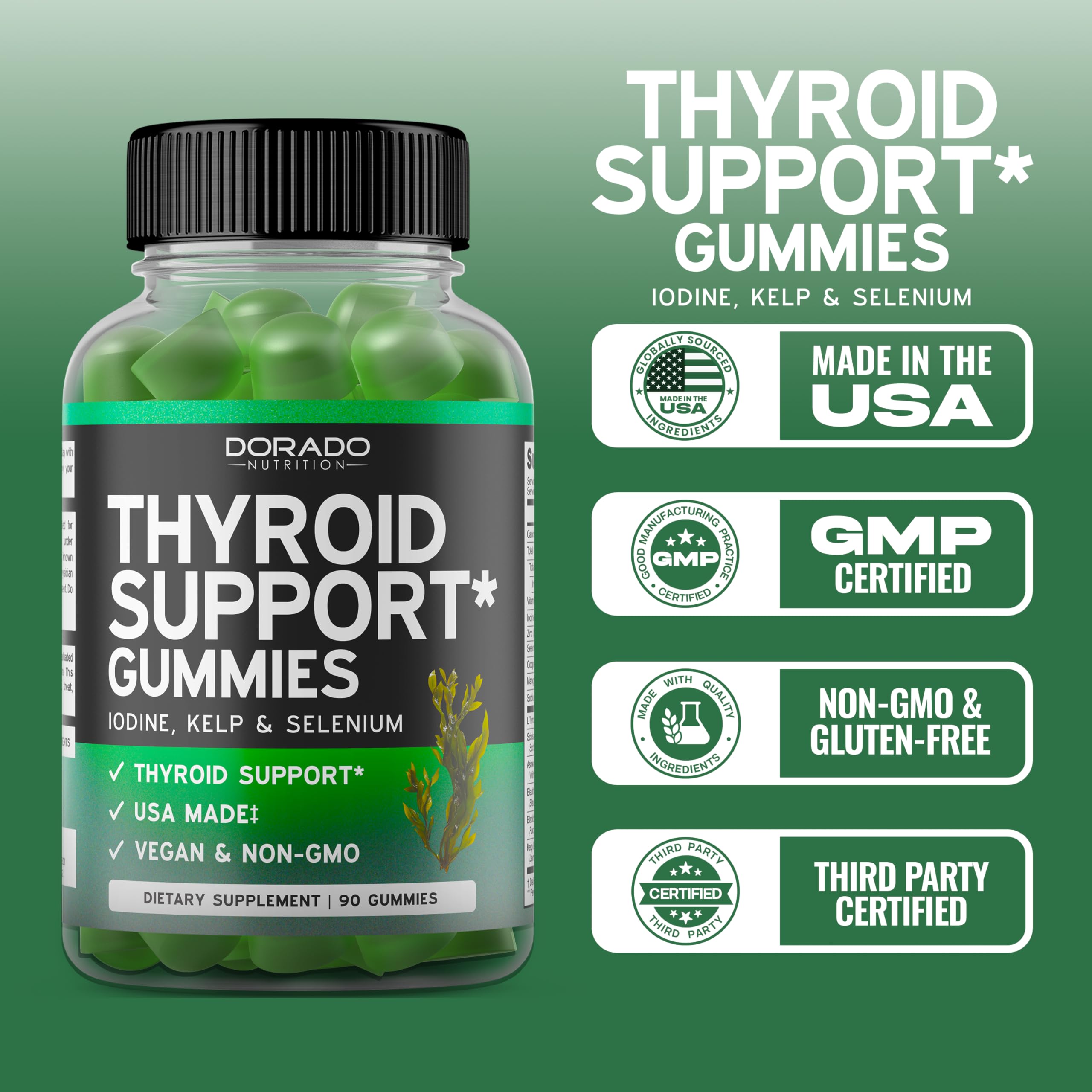 DORADO NUTRITION Thyroid Energy Gummies in a lifestyle setting