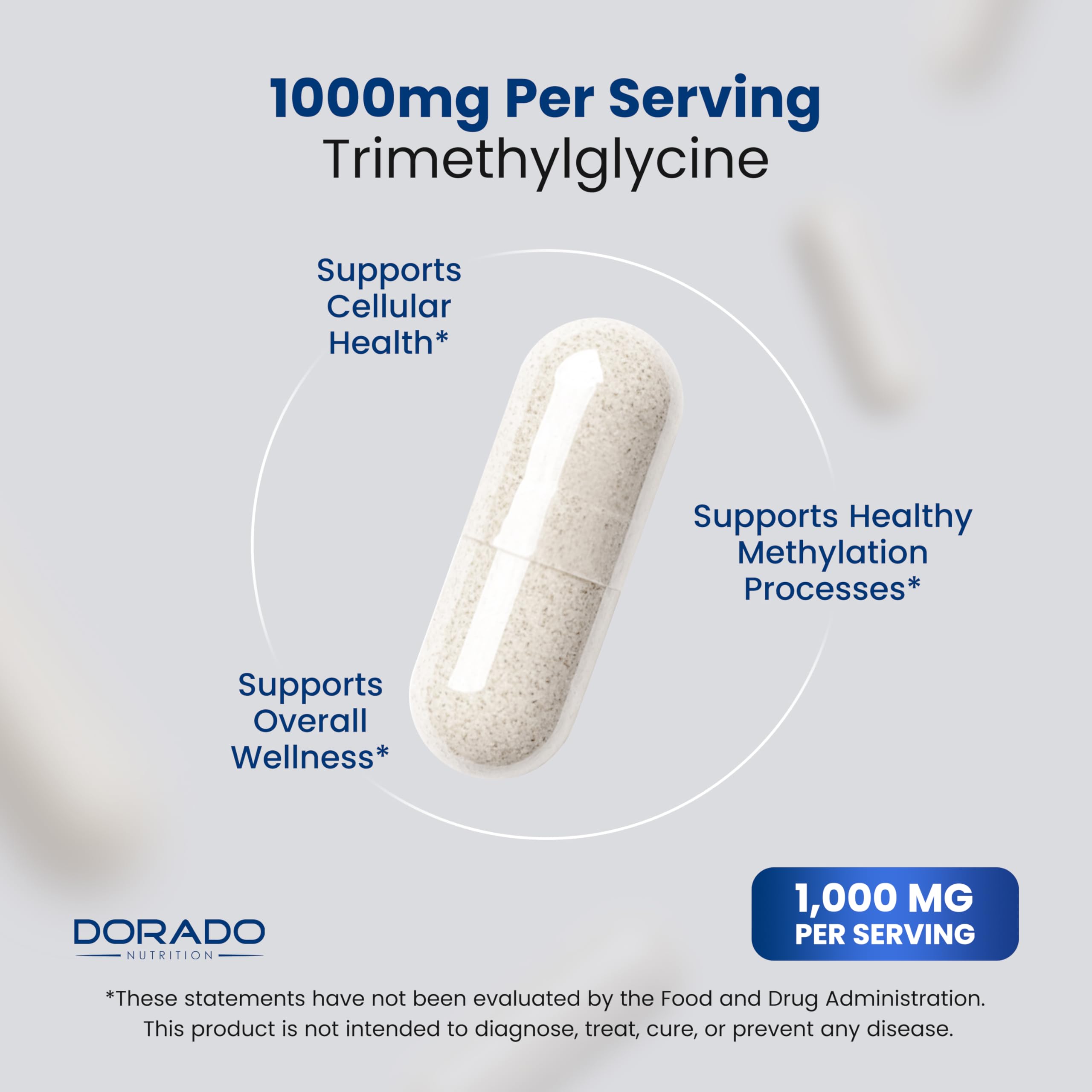 DORADO NUTRITION TMG Trimethylglycine Supplement packaging