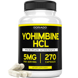 DORADO NUTRITION Yohimbine HCL 270 Capsules front view