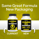DORADO NUTRITION Yohimbine HCL capsules in a hand