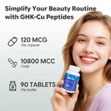 Dordnyq GHK-Cu Copper Peptide Supplement side view showing capsules