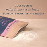 DOSE & CO. Collagen Peptides Powder in a bowl with yogurt