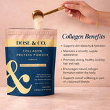 DOSE & CO. Collagen Protein Powder mixed in a smoothie