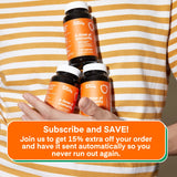 dose + remedy Echinacea Quercetin supplement bottle with lifestyle setting