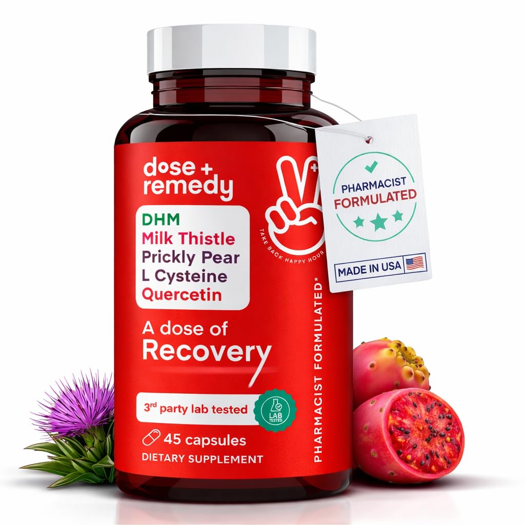 dose + remedy Milk Thistle use Supplement 60 capsules front view