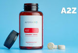 doTERRA a2z Chewable Tablets showing the back of the packaging