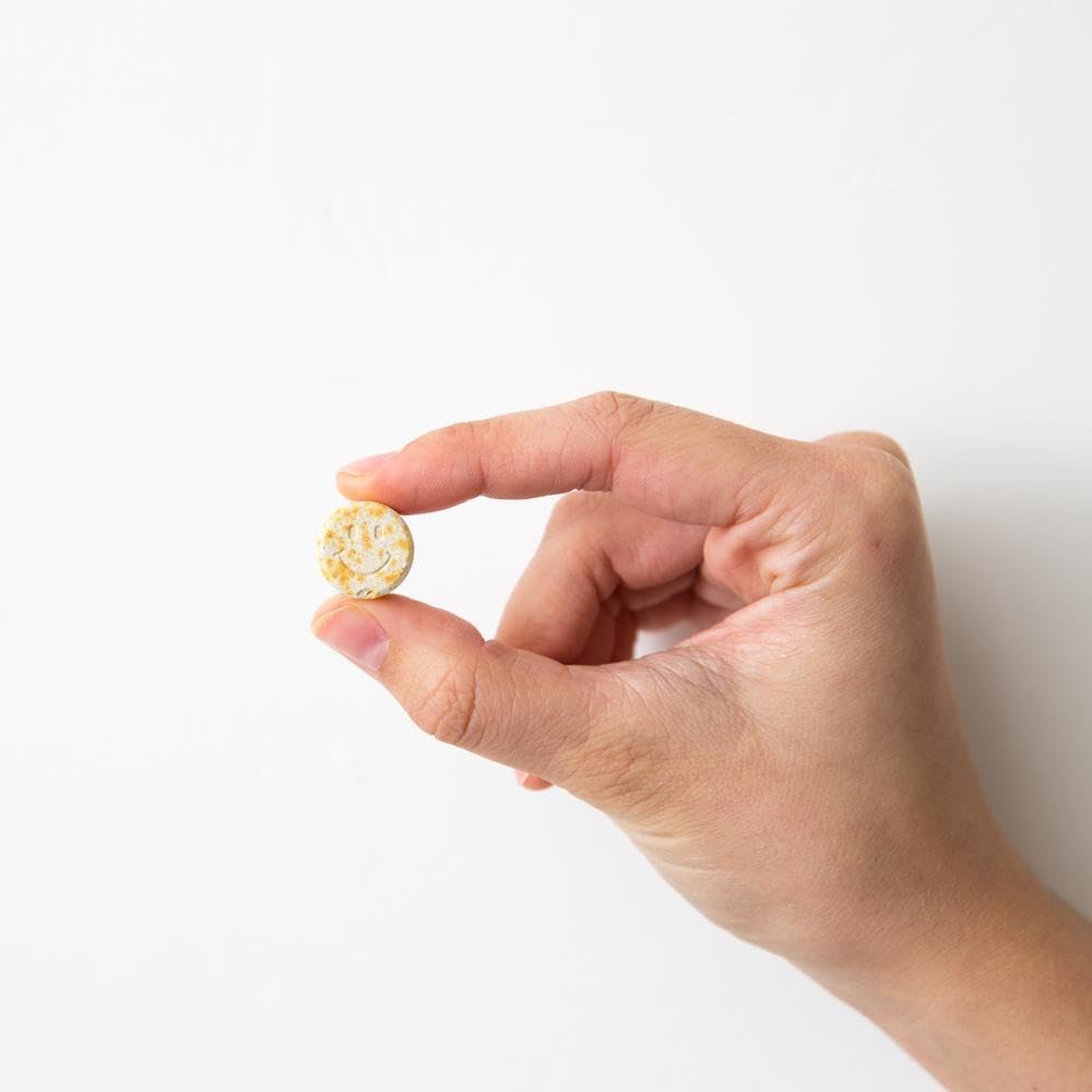 doTERRA a2z Chewable Tablets watermelon flavour with a fresh watermelon slice