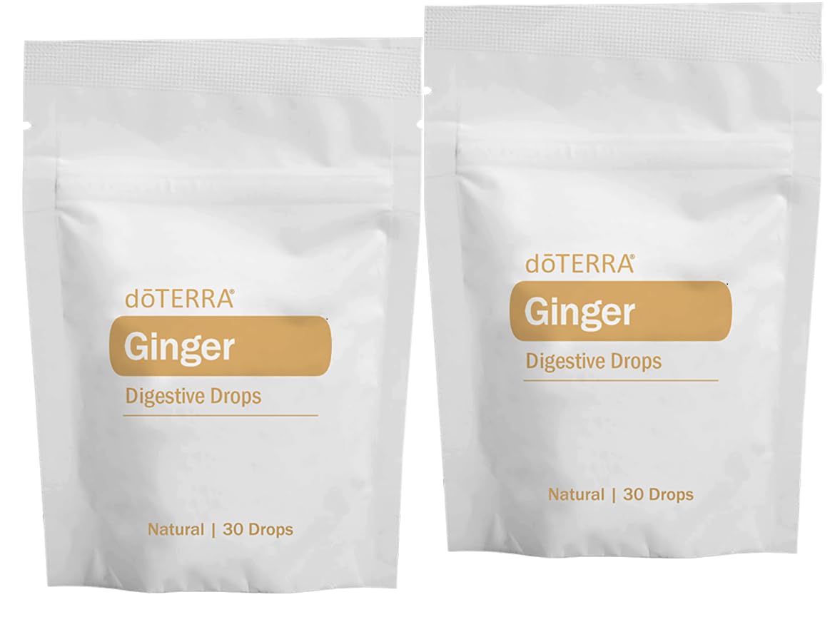 doTERRA Ginger Drops 240g front view with packaging