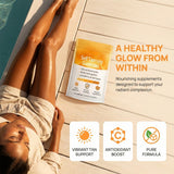 Dotkara Astaxanthin Tanning Gummies packaging side view