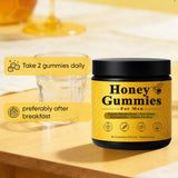 Dotkara Honey Gummies on a wooden table