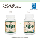 Double Wood Apigenin capsules close-up