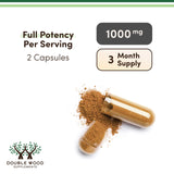 Double Wood Beef Liver Capsules close-up of capsules
