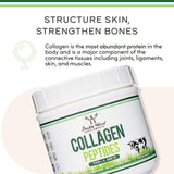 Double Wood Collagen Peptides Powder side view