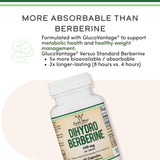 Double Wood Dihydroberberine 100mg bottle side view