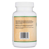 Double Wood Hyaluronic Acid capsules in open bottle