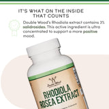Double Wood Rhodiola Rosea Extract 500mg ingredients list