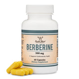 Double Wood Supplements Berberine 500mg capsule bottle front view