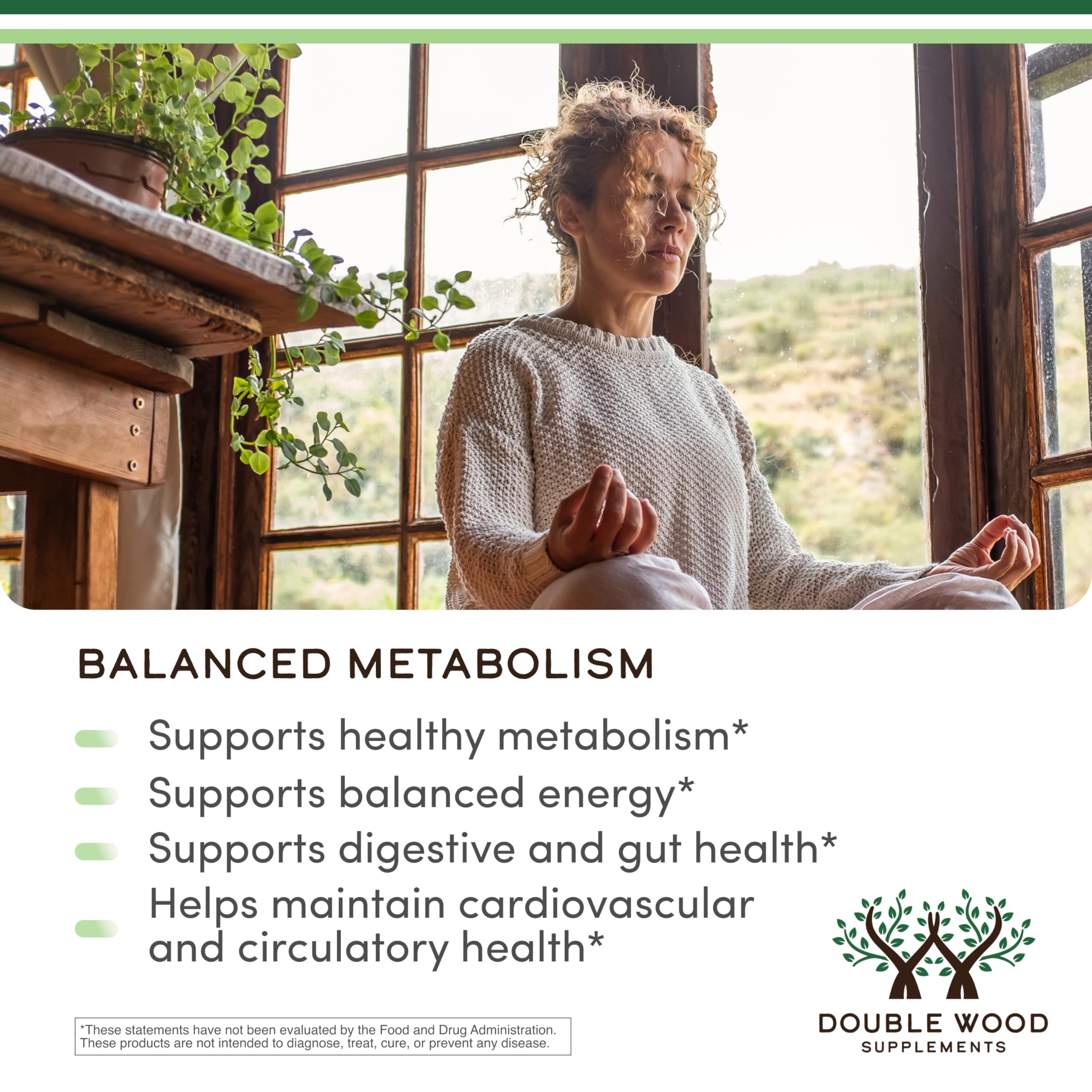 Double Wood Supplements Berberine and Ceylon Cinnamon nutritional information