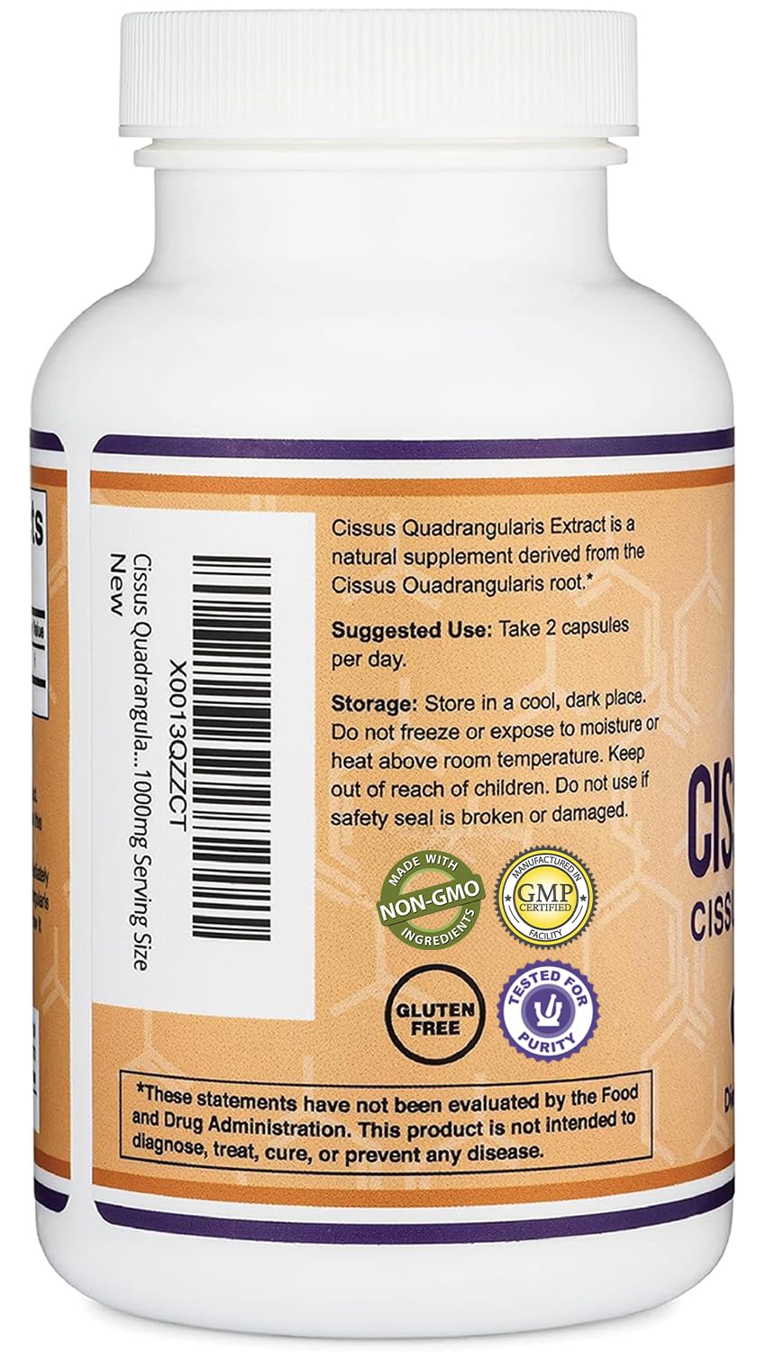 Double Wood Supplements Cissus Quadrangularis Extract nutrition facts
